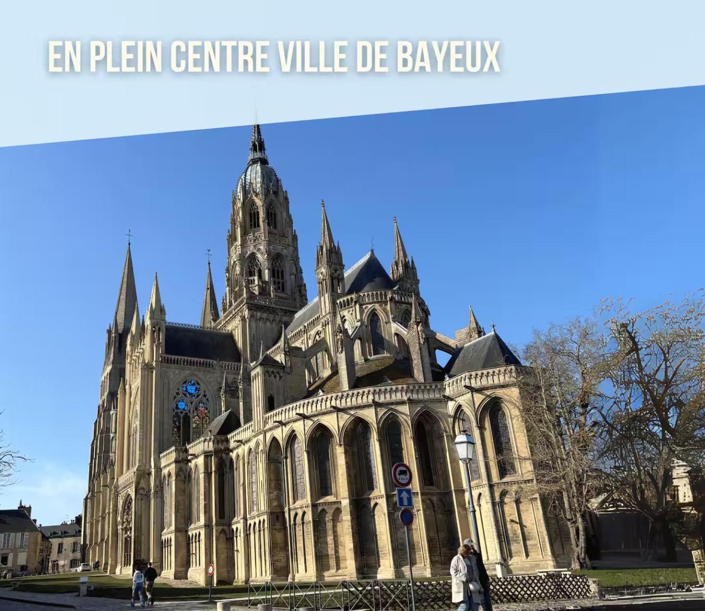 Les Remparts Apt Spacieux 1 Er Etage Renove Joliment Decore Bien Equipe Plein Centre Bayeux Proche Plages Du Debarquement Parking Gratuit A Proximite 外观 照片